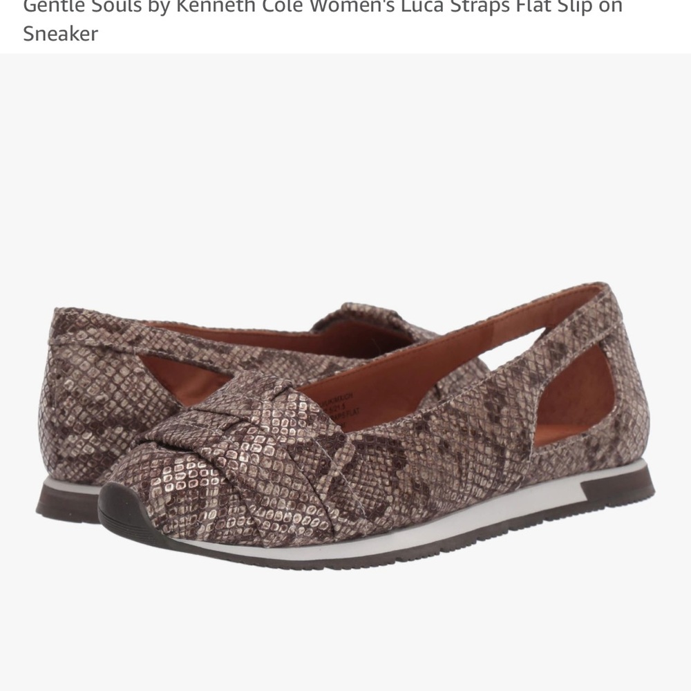 Gentle Souls Textured Brown Loafers